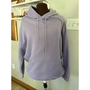 Lazy Pants Long Live Lazy Lavender Purple Oversized Hoodie Sweatshirt Womens med